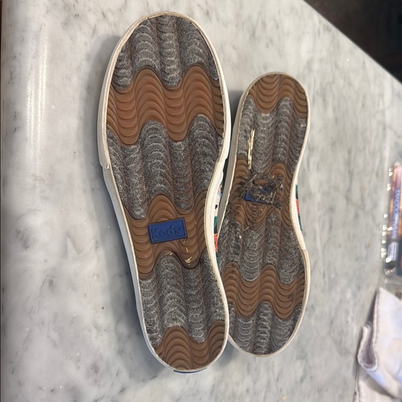 Keds Blue and Green Athletic Shoes Slip-On Canvas - Picture 3 of 4